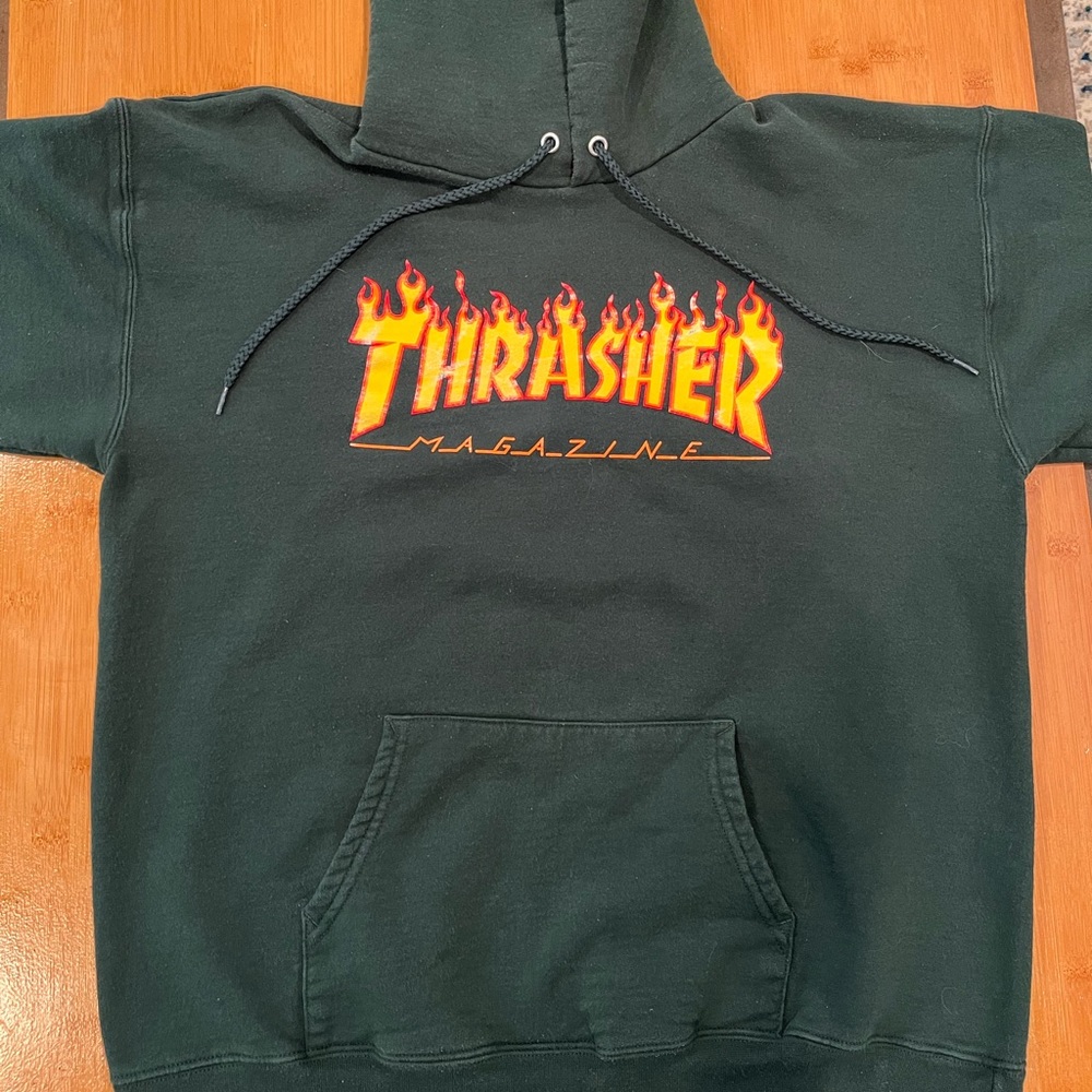 Used Medium Thrasher Hoodie. Good Condition